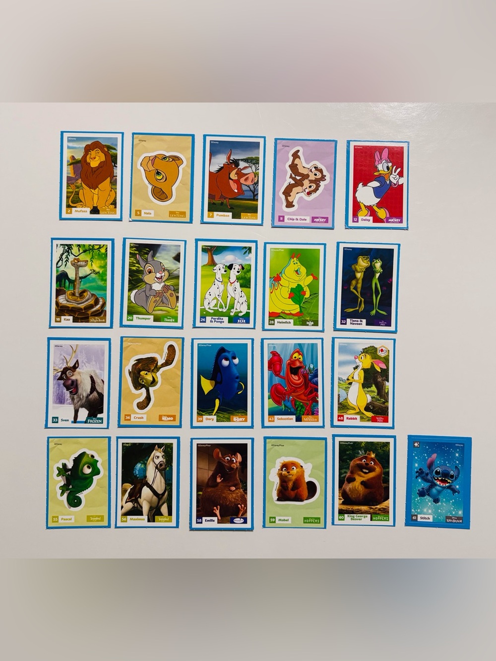 Disney Pixar Animal Friends Stickers Lot Of 21